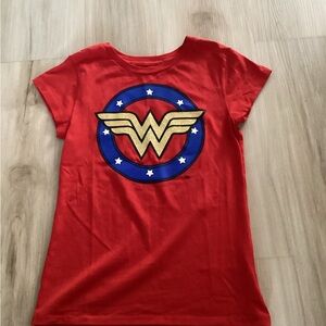 DC Red Wonder Woman Kids Costume Tee